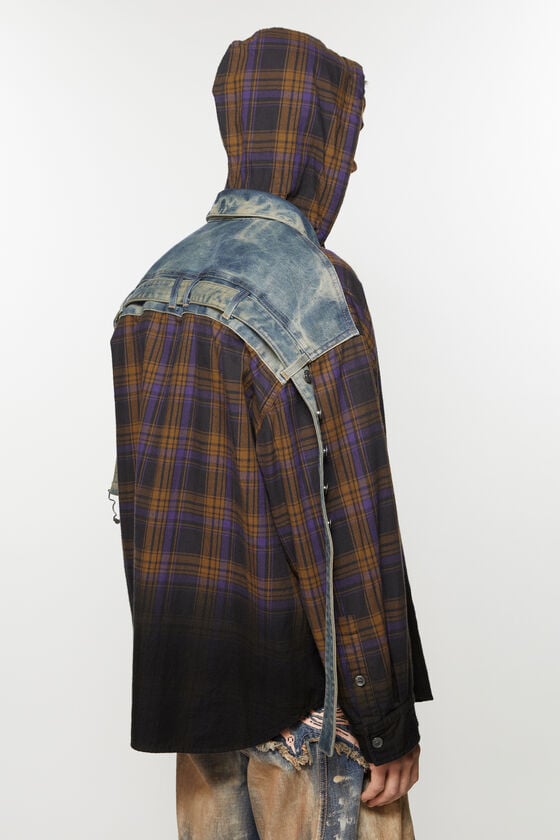 Acne Studios Hemd mit Kapuze und Knopfleiste Online
