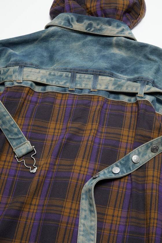 Acne Studios Hemd mit Kapuze und Knopfleiste Online