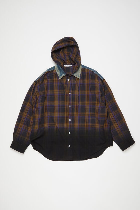 Acne Studios Hemd mit Kapuze und Knopfleiste Online