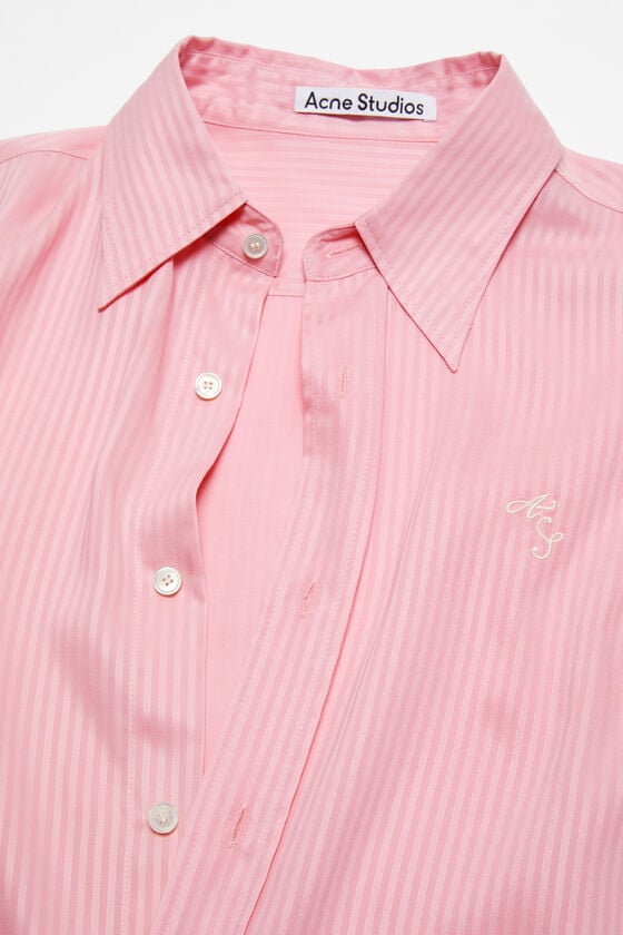 Acne Studios Gestreiftes Hemd mit Knopfleiste Outlet