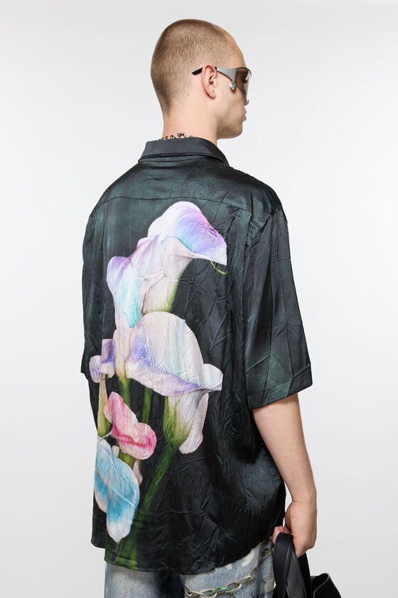 Acne Studios Bedrucktes Hemd mit Knopfleiste Auslauf