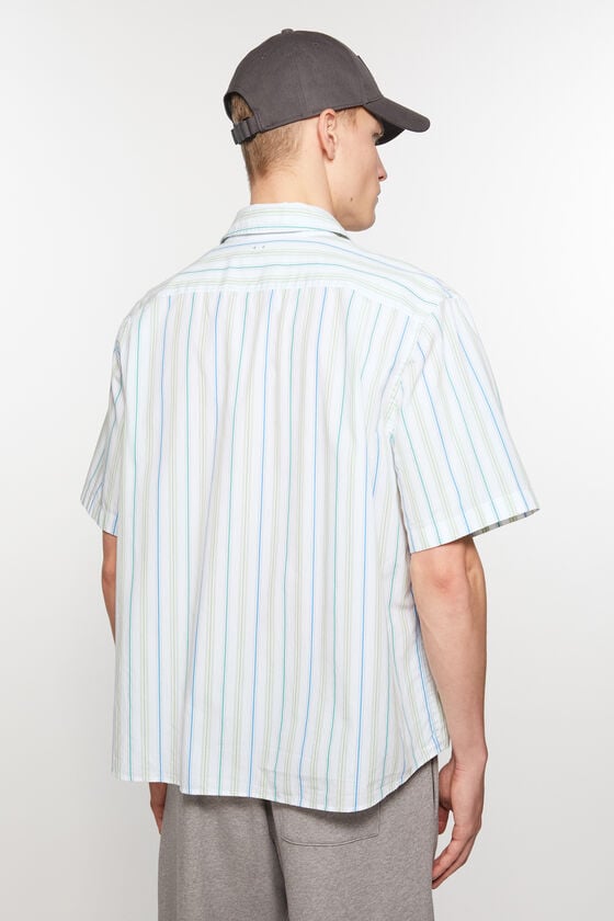Acne Studios Gestreiftes Hemd mit Knopfleiste Unisex Hotsell