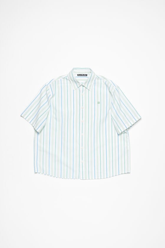 Acne Studios Gestreiftes Hemd mit Knopfleiste Unisex Hotsell