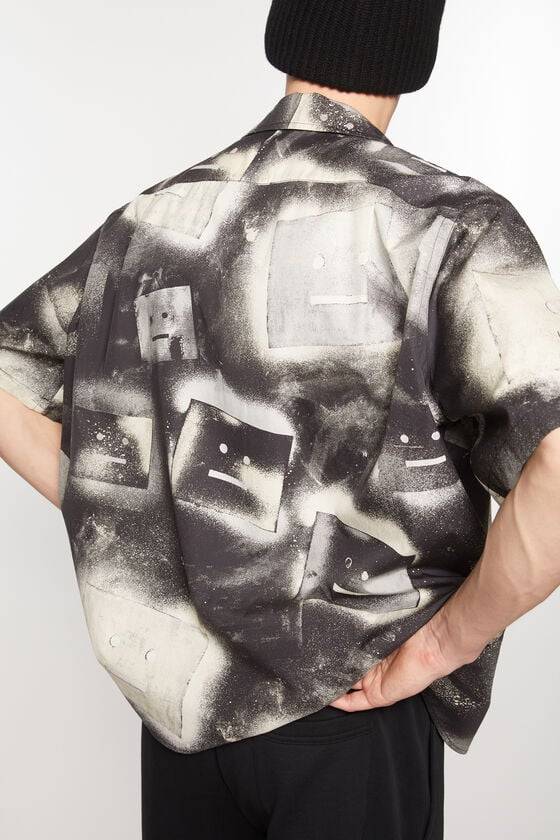 Acne Studios Bedrucktes Hemd mit Knopfleiste Unisex Schlussverkauf