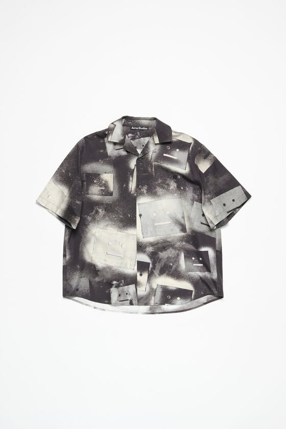 Acne Studios Bedrucktes Hemd mit Knopfleiste Unisex Schlussverkauf