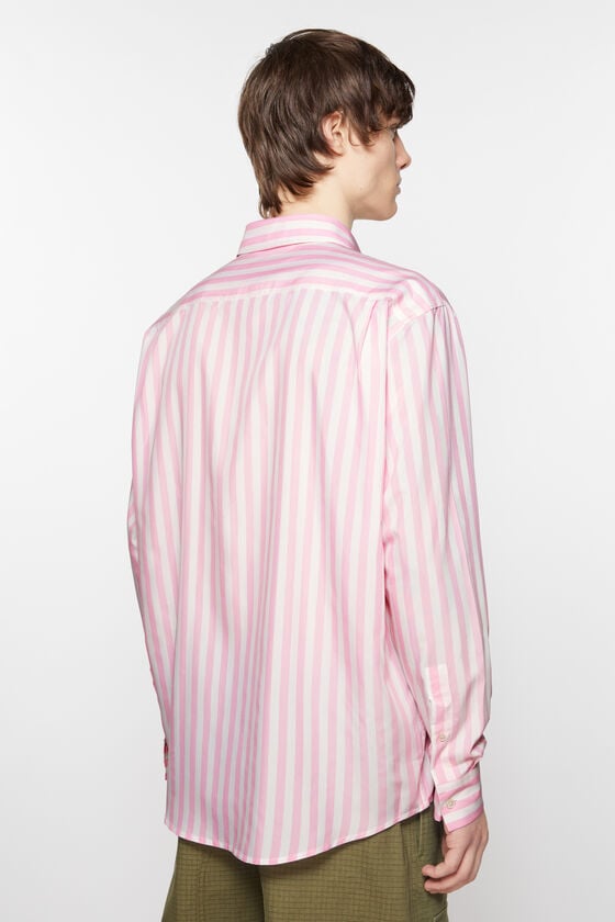 Acne Studios Gestreiftes Hemd mit Knopfleiste Blitzverkäufe