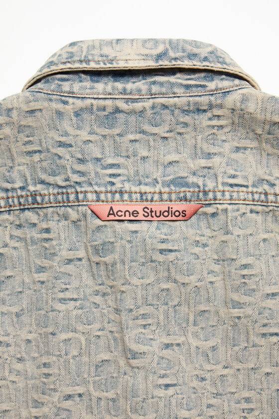 Acne Studios Monogramm-Jeanshemd – entspannte Passform Kostenloser Versand