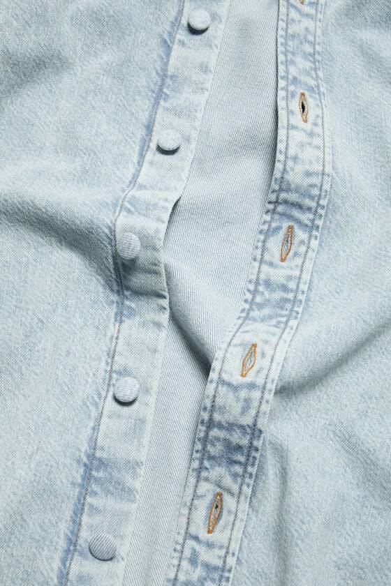 Acne Studios Denimhemd mit Knopfleiste – Lockere Passform Versandkostenfrei