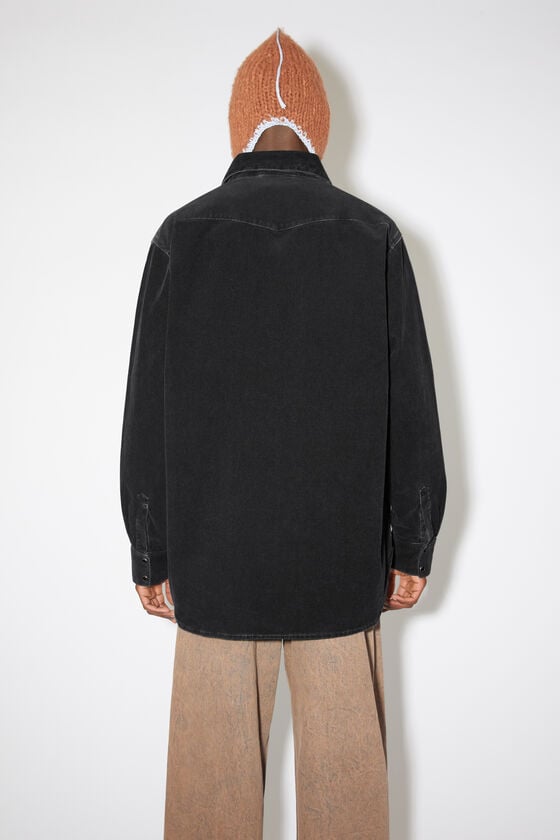 Acne Studios Cord-Hemd mit Knopfleiste Großer Ausverkauf