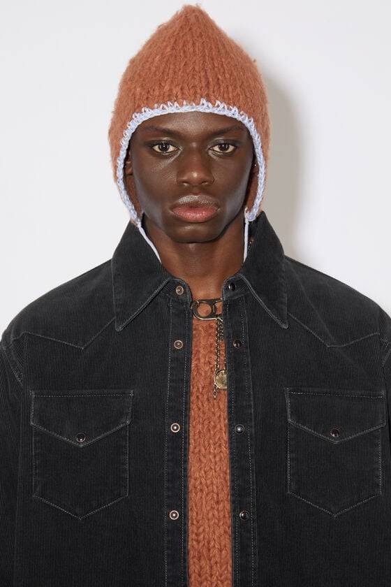 Acne Studios Cord-Hemd mit Knopfleiste Großer Ausverkauf