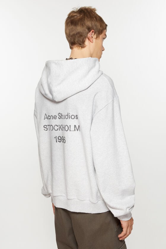 Acne Studios Kapuzenpullover mit Logo Preisnachlass