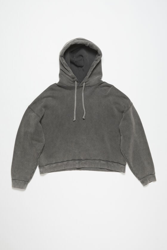 Acne Studios Sweatshirt mit Kapuze und Logoaufnäher Saisonschlussverkauf