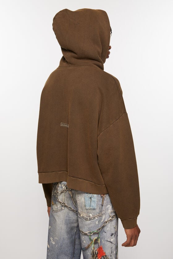Acne Studios Sweatshirt mit Kapuze und Logoaufnäher Black Friday