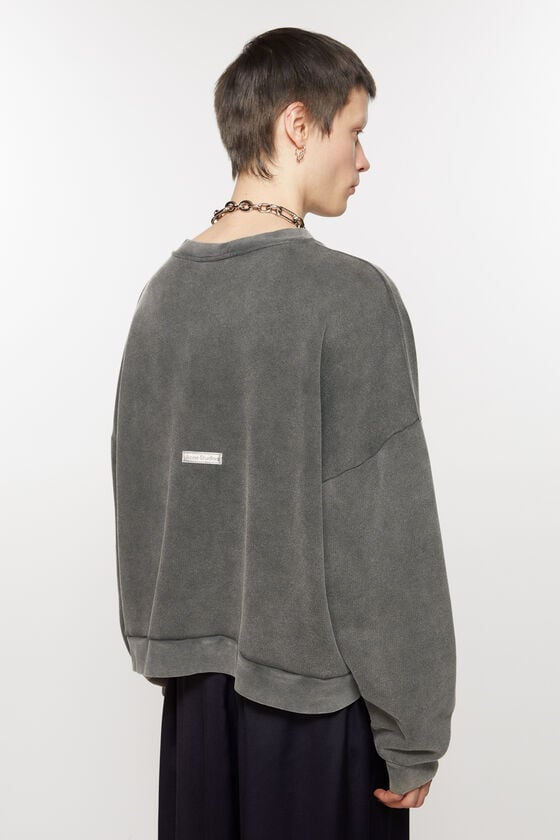 Acne Studios Pullover mit Logo-Patch Weihnachtsangebot
