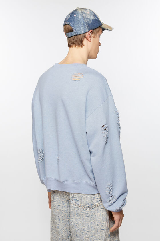Acne Studios Pullover mit Logoprint im Used-Look Valentinstagsangebot