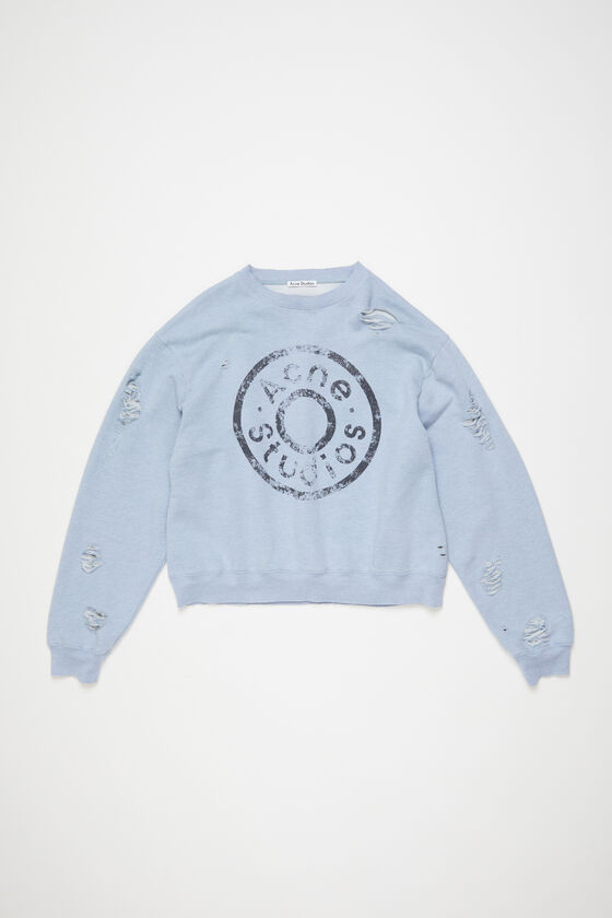 Acne Studios Pullover mit Logoprint im Used-Look Valentinstagsangebot