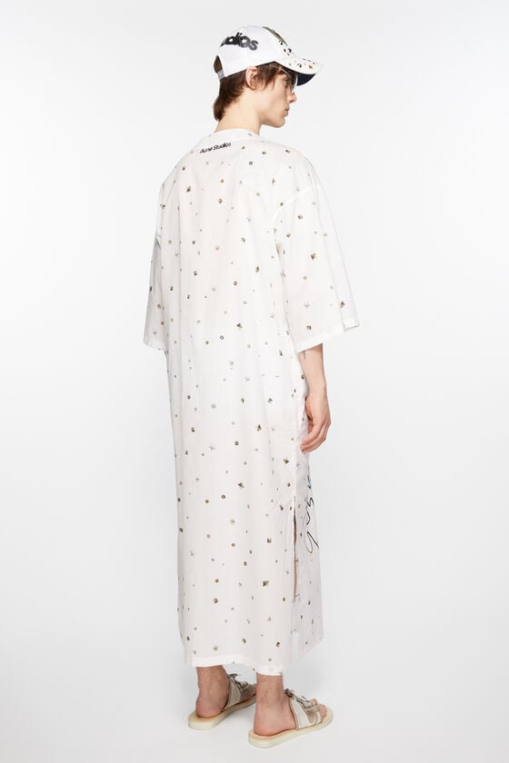 Acne Studios Bedrucktes Kleid Räumungsverkauf