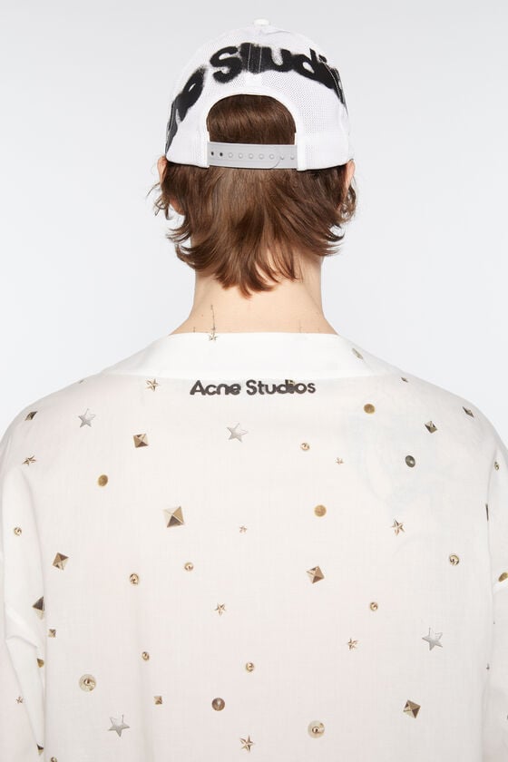 Acne Studios Bedrucktes Kleid Räumungsverkauf