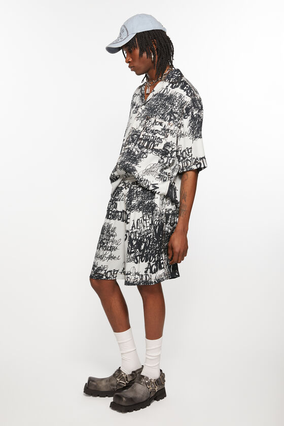 Acne Studios Bedruckte Shorts Limitierter Zeitrabatt
