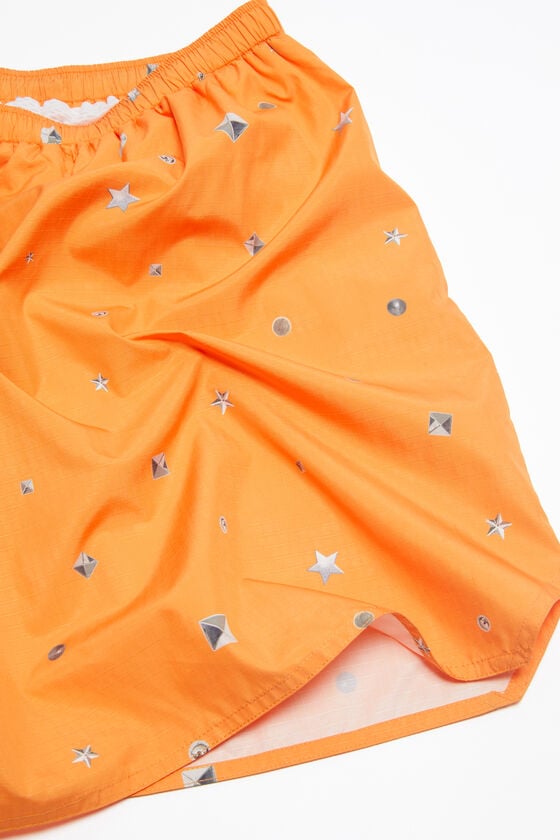 Acne Studios Bedruckte Badeshorts Sonderangebot