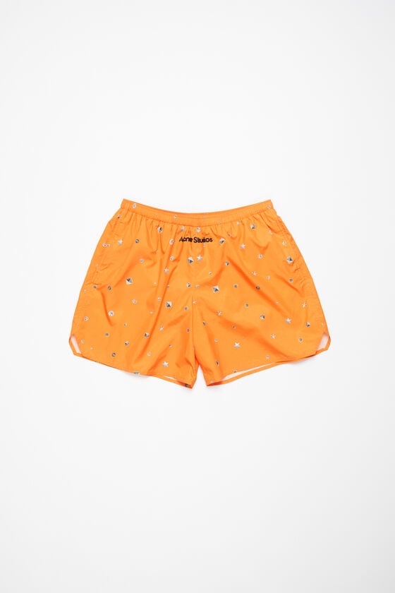 Acne Studios Bedruckte Badeshorts Sonderangebot