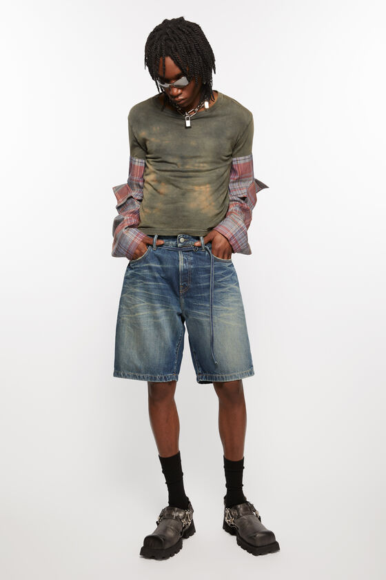 Acne Studios Denim-Shorts mit lockerer Passform Günstig kaufen