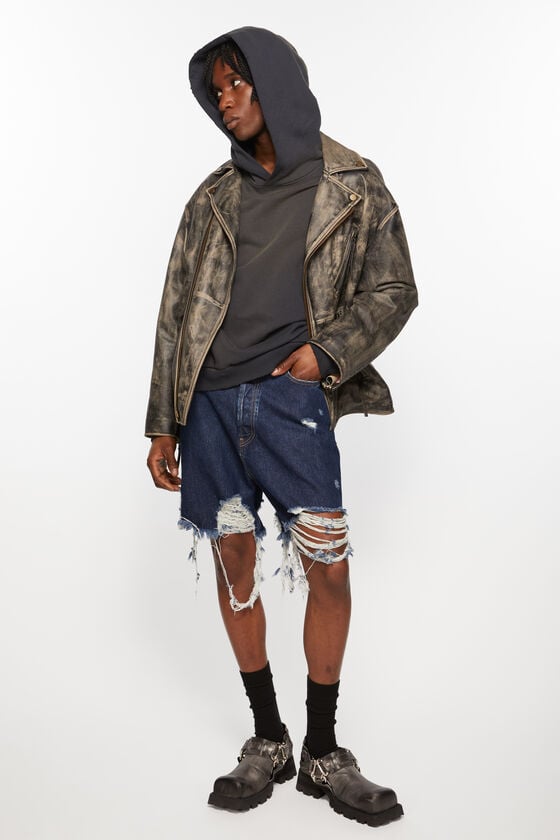 Acne Studios Distressed Denim Shorts - Super Baggy Fit Exklusivangebot