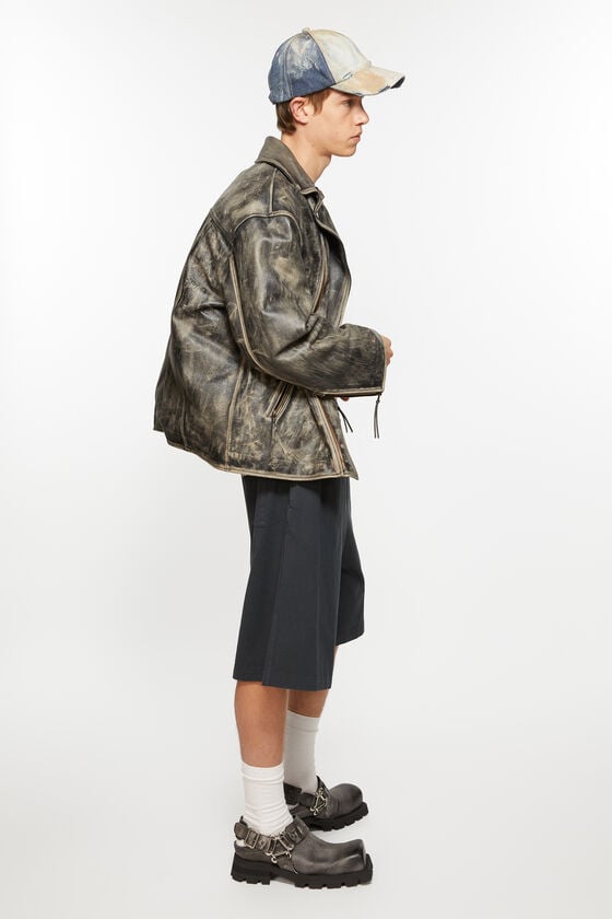 Acne Studios Jerseyshorts mit Logo-Stempel Preisnachlass