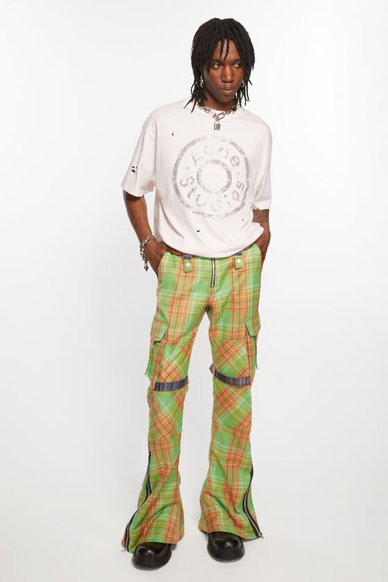 Acne Studios Cargo-Hose mit Karomuster Sonderangebote