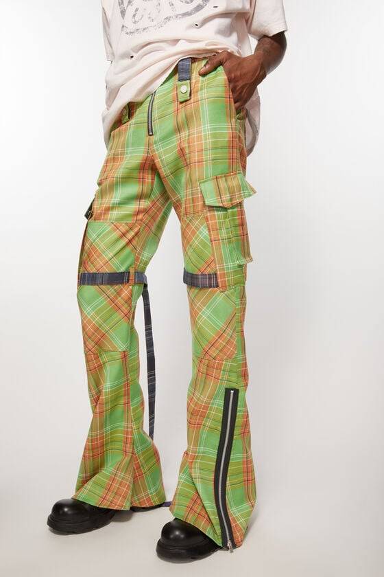 Acne Studios Cargo-Hose mit Karomuster Sonderangebote