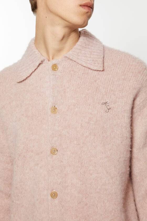 Acne Studios Polo wool cardigan Speichern exportieren