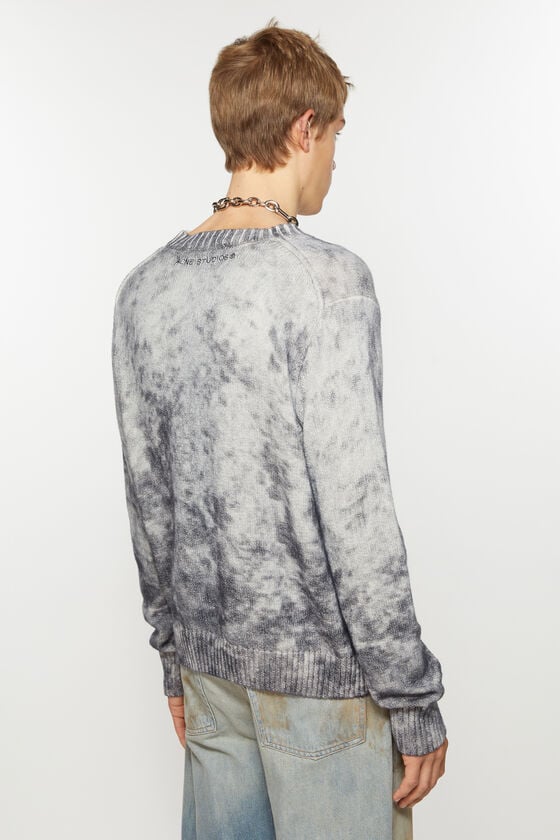 Acne Studios Pullover mit Acid-Print Black Friday Preise