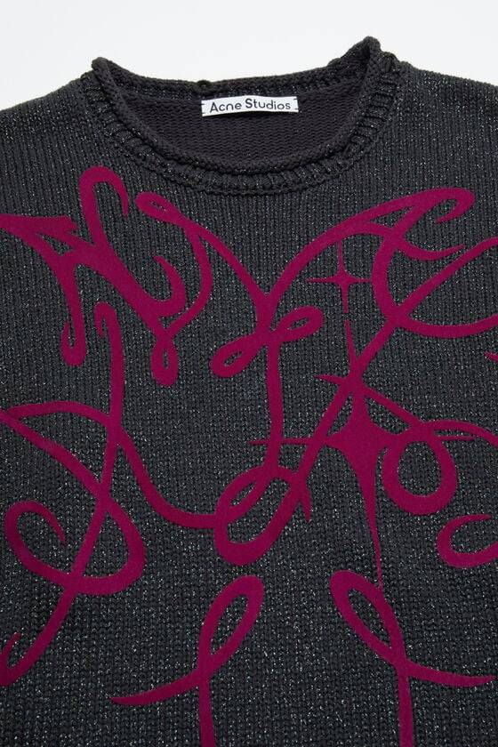 Acne Studios Bedruckter Pullover Im Verkauf