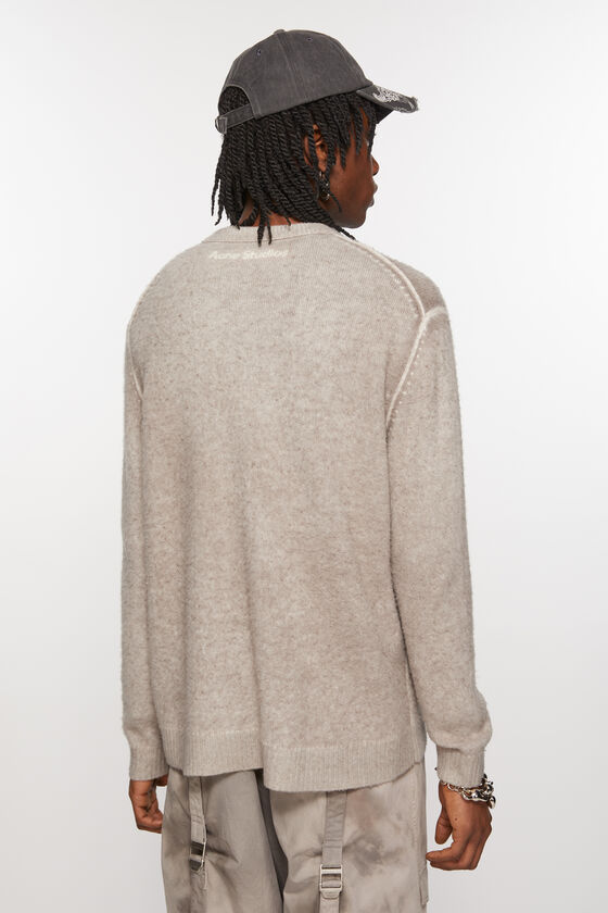 Acne Studios Bedruckter Pullover mit Rundhalsausschnitt zollfrei
