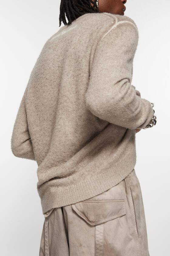 Acne Studios Bedruckter Pullover mit Rundhalsausschnitt zollfrei