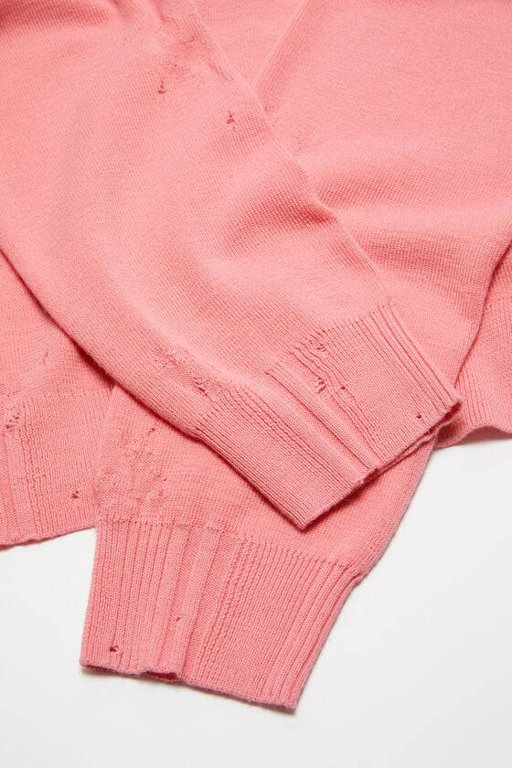 Acne Studios Strickjacke mit Reißverschluss im Used-Look Outlet