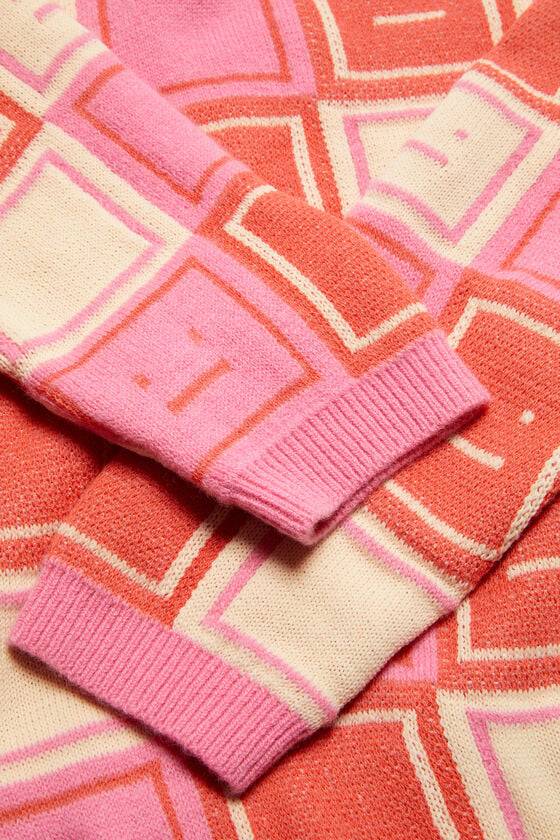 Acne Studios Jacquard-Pullover mit Rundhalsausschnitt Unisex Schlussverkauf