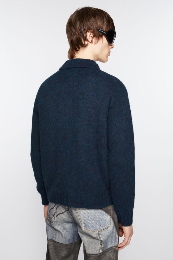 Acne Studios Polo-Cardigan aus Wolle Blitzverkäufe