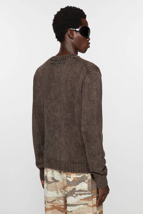 Acne Studios Pullover mit Acid-Waschung Kostenloser Versand