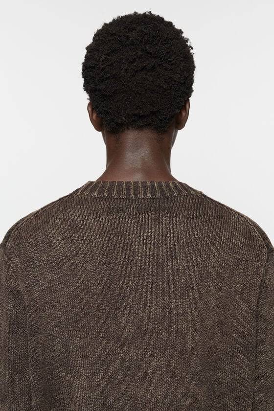Acne Studios Pullover mit Acid-Waschung Kostenloser Versand