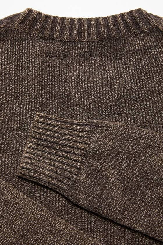 Acne Studios Pullover mit Acid-Waschung Kostenloser Versand
