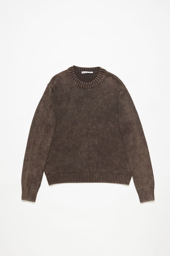 Acne Studios Pullover mit Acid-Waschung Kostenloser Versand
