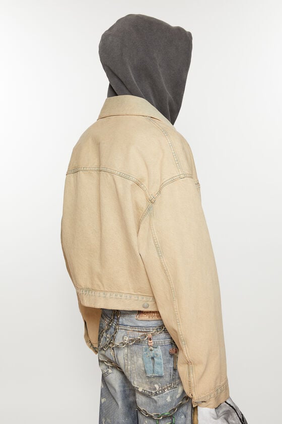 Acne Studios Jeansjacke - Oversized Croppped Fit Jubiläumsangebot