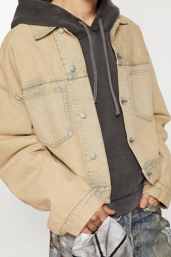 Acne Studios Jeansjacke - Oversized Croppped Fit Jubiläumsangebot