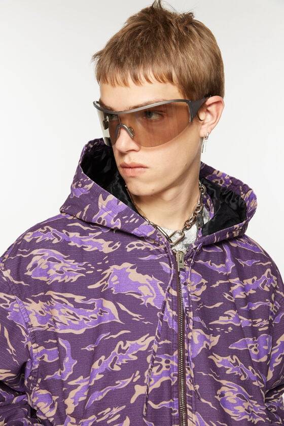 Acne Studios Gefütterte Jacke mit Kapuze Online Outlet