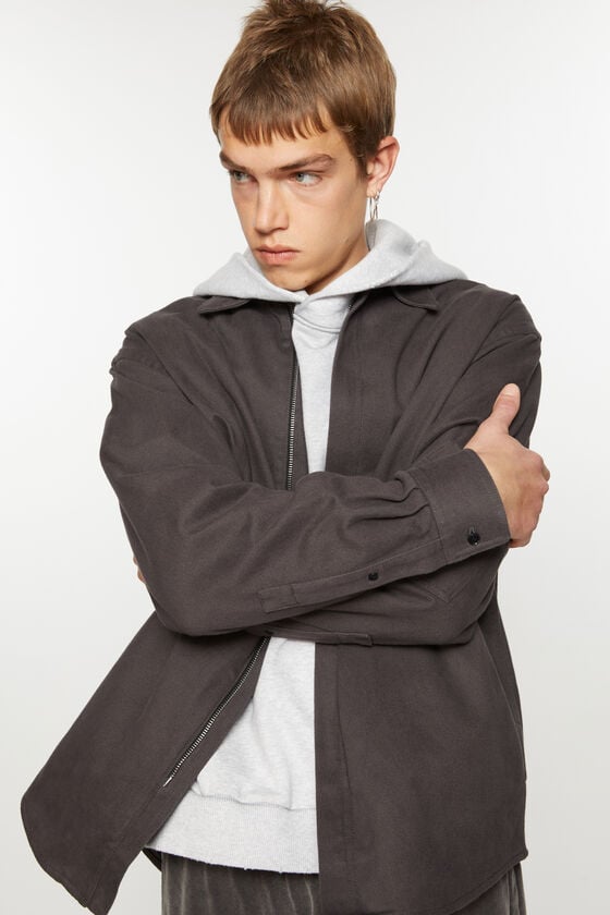 Acne Studios Twill Zipper Overshirt Jacke Kauf eins, bekomm eins gratis