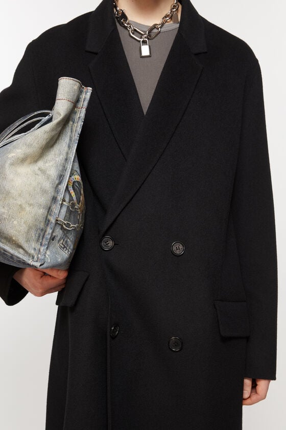 Acne Studios Zweireihiger Wollmantel Sonderangebote