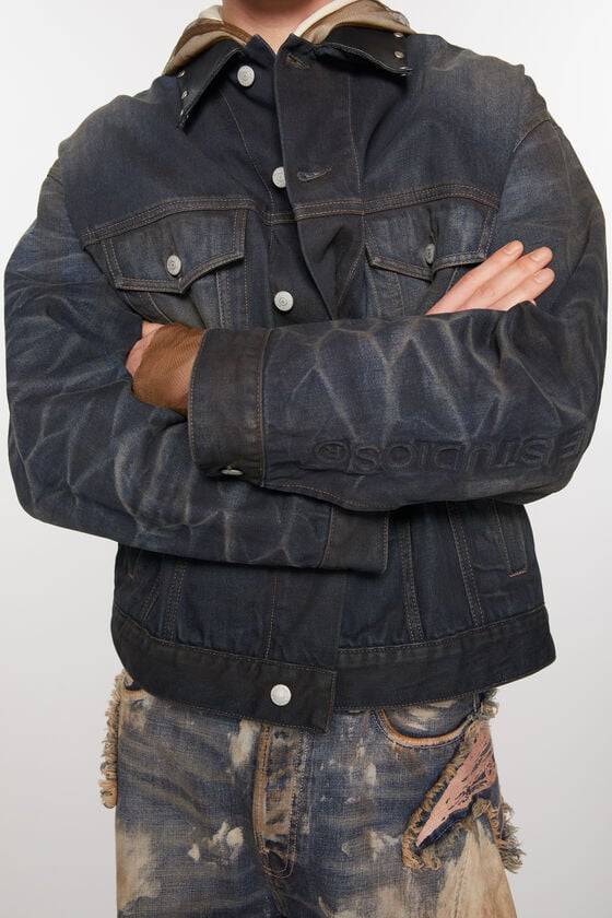 Acne Studios Jeansjacke – Übergroße Passform Riesige Ersparnisse