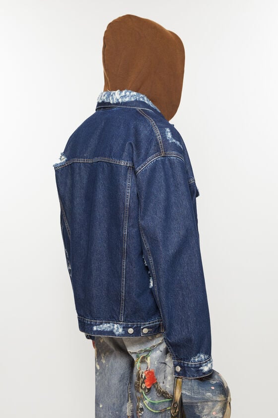 Acne Studios Jeansjacke im Distressed-Look - Entspannte Passform VIP-Rabatte