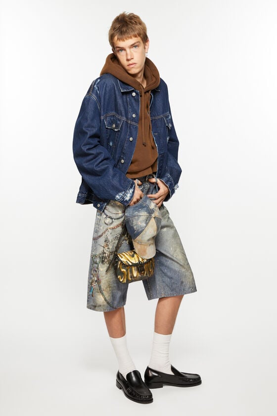 Acne Studios Jeansjacke im Distressed-Look - Entspannte Passform VIP-Rabatte